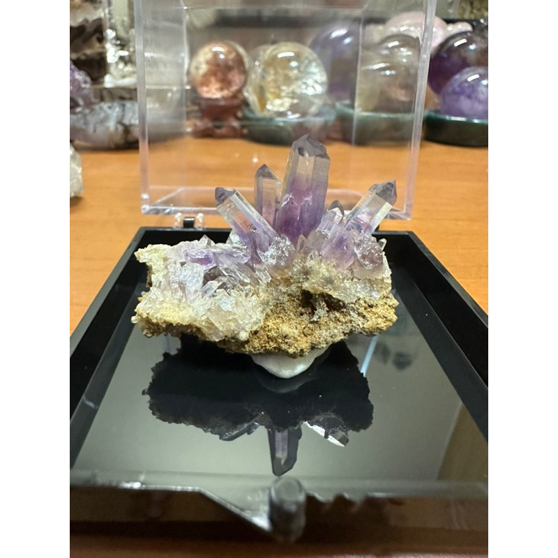 墨西哥 格雷羅 幻影紫水晶簇