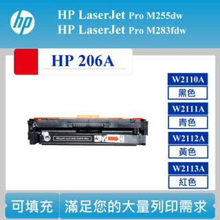 【高球數位】HP 206A 相容碳匣 M255dw M283fdw W2110A W2111A W2113 M282nw
