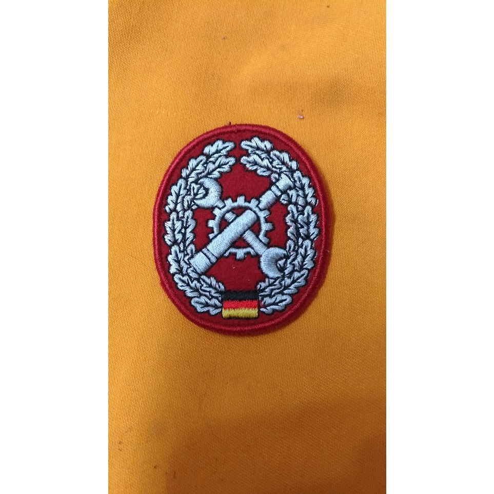 德軍公發 絨布製砲兵維護部隊貝雷帽徽