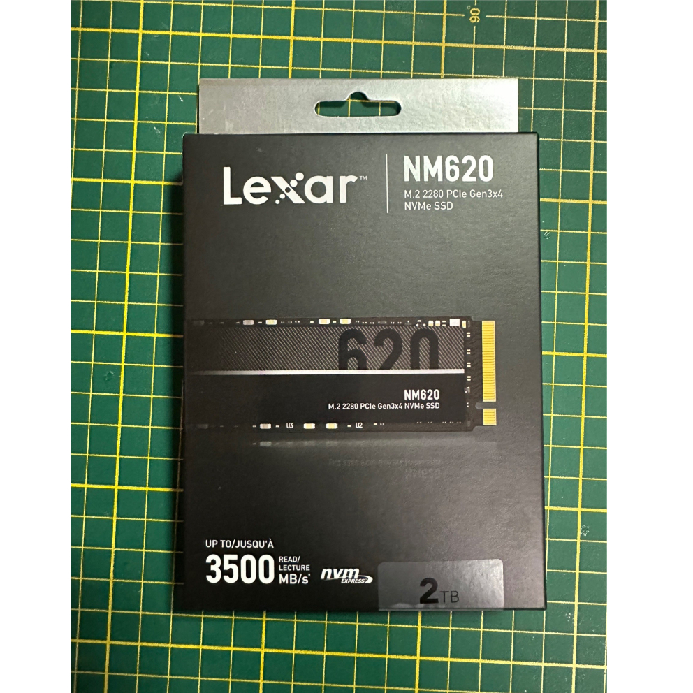 全新未拆 Lexar 雷克沙 NM620 2TB NVMe 2TB SSD