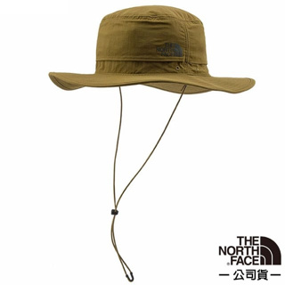 【The North Face】中性 Horizon 輕質透氣遮陽登山健行圓盤帽.休閒帽/棕色_5FX6