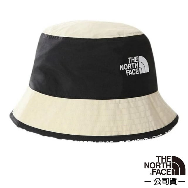 【美國 The North Face】Cypress Bucket WindWall遮陽撞色漁夫帽/3VVK-3X4卡其