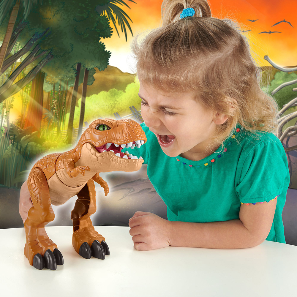 MATTEL 侏羅紀世界-兇猛霸王龍 侏儸紀 恐龍玩具 正版 美泰兒 JURASSIC WORLD