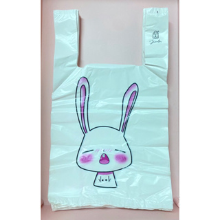 (A012)害羞兔兔 精美塑料手提袋.購物袋.送禮提袋