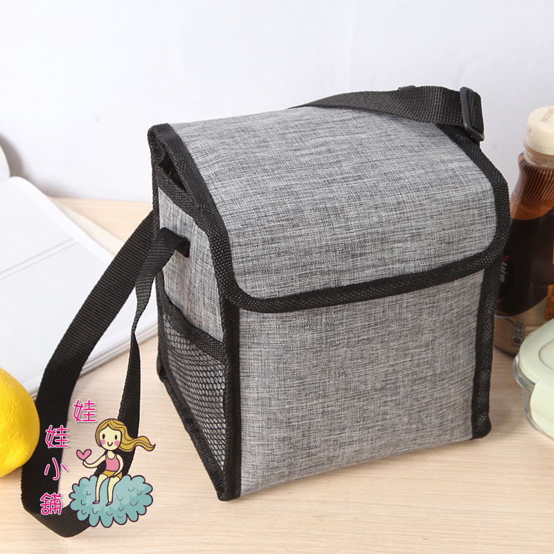 💟娃娃日雜小舖💟日本雲彩灰色箱型保溫保冷袋 肩背包保溫包 手提保溫包 保冷包 飲料提袋 手提袋