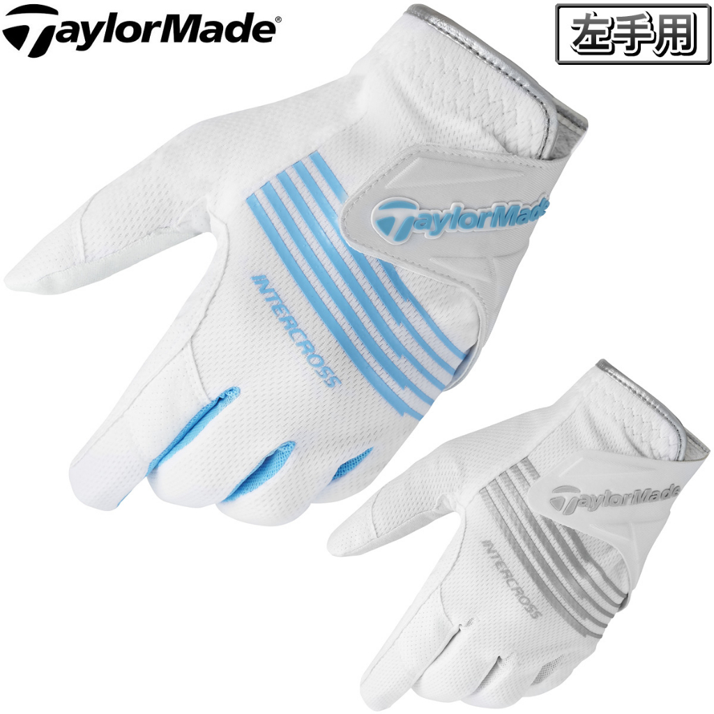 【日本 侍 高爾夫】TaylorMade INTERCROSS 男用 高爾夫手套 UPF50+ 防曬 涼感 速乾 戴左手