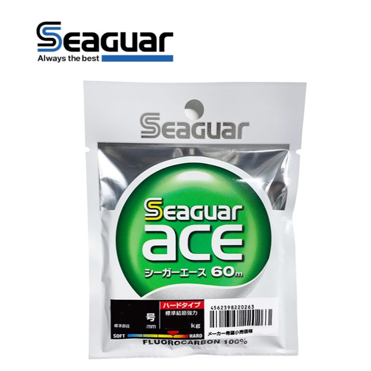 【川流釣具】Seaguar  ace 60M 日本原裝  碳纖線 卡夢線 子線