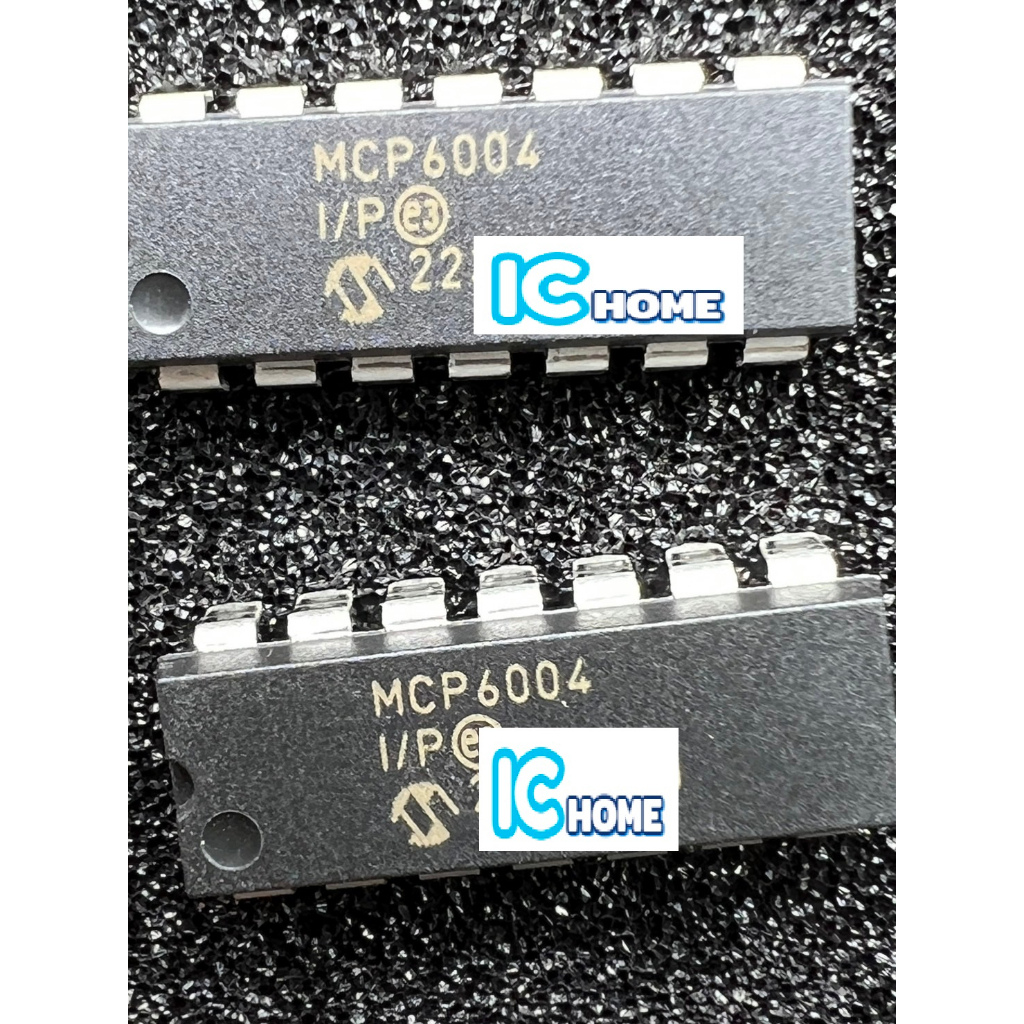 ICHOME 全新原裝 MCP6004-I/P  MCP6004 1MHz DIP14 Quad 1.8V 現貨