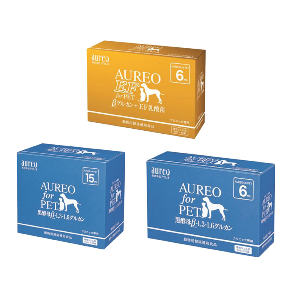 ★Petshop寵物網★日本AUREO 寵物補助食品 EF黃金黑酵6ml /黑酵母β-Glucan 6ml/15ml