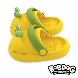 【MEI LAN】巴布豆 BOBDOG (童) 輕量 防水 耳朵造型 兩穿式 涼拖鞋 洞洞鞋 2310 黃另有淺藍、粉色