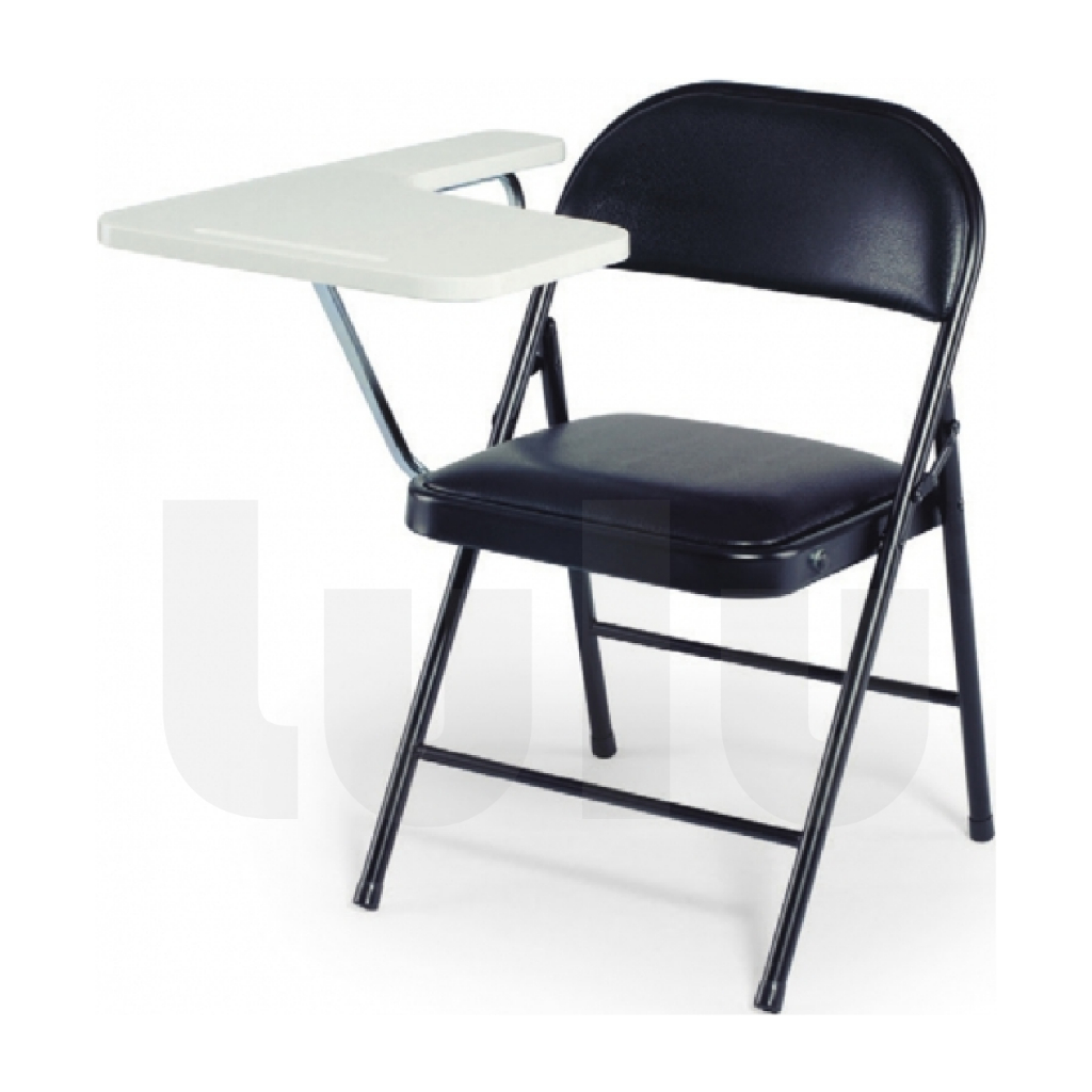 【Lulu】 黑皮學生椅 289-5 ┃ 電鍍椅 鐵學生椅 課桌椅 烤漆椅 上課椅 鐵合椅 皮合椅 折合椅 白宮椅 椅子