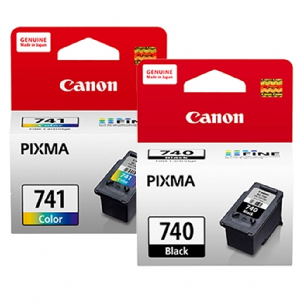 Canon PG-740 CL-741 原廠標準墨水組合(1黑1彩) 適用 MG3570/MG3670