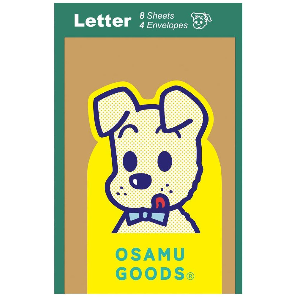 Gakken 日本製 原田治 OSAMU GOODS 造型信紙組 小狗 GK01396