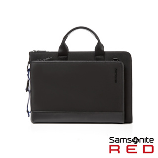 Samsonite RED 新秀麗 筆電公事包/電腦包/手提包15.6吋 ELINO 輕薄背提兩用商務休閒(黑色)