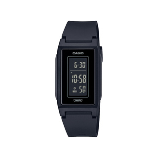 【CASIO】時尚教主流線纖長型環保材質數位休閒錶-黑(LF-10WH-1)