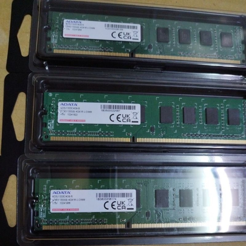 威剛 ADATA DDR3 1333 4G記憶體 終身保固（雙面）