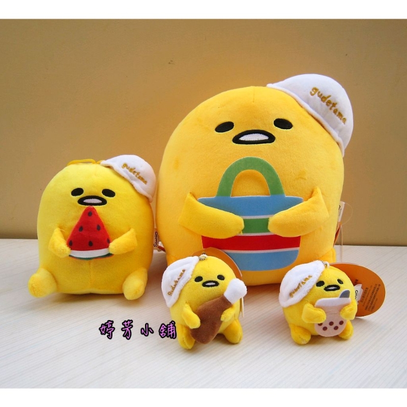 蛋黃哥娃娃~正版三麗鷗~蛋黃哥 紙箱款 紙箱腿蛋黃哥玩偶~正版超大蛋黃哥玩偶吊飾 蛋黃哥抱雞腿~蛋黃哥抱枕娃娃