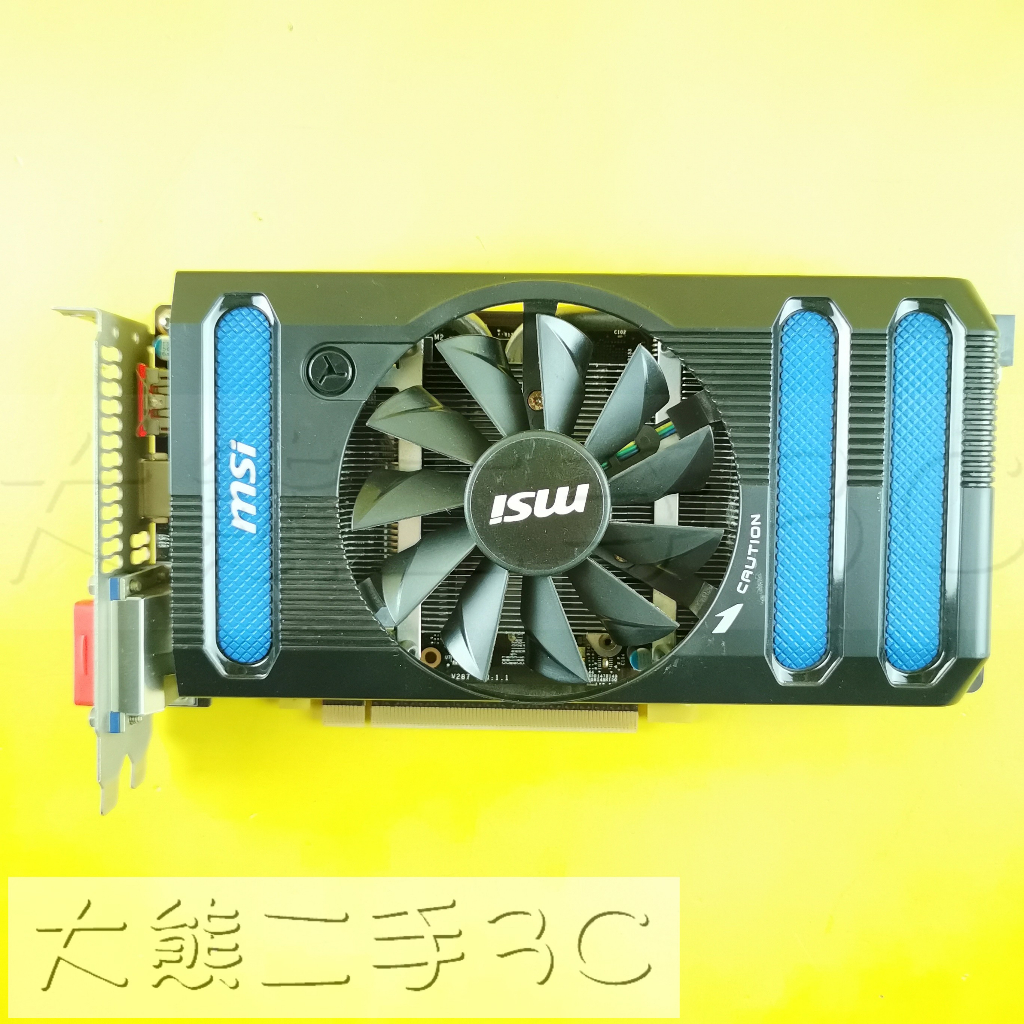 顯示卡 MSI PCIE 3.0 N660 2GD5 OC GTX660 D5 256bit (900)【大熊二手3C】
