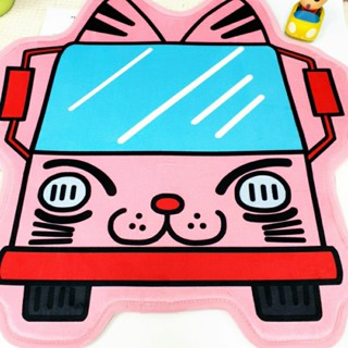 正版現貨🐽蠟筆小新 造型地墊 小地墊 校車造型墊 寵物墊 防滑地墊 擺飾墊