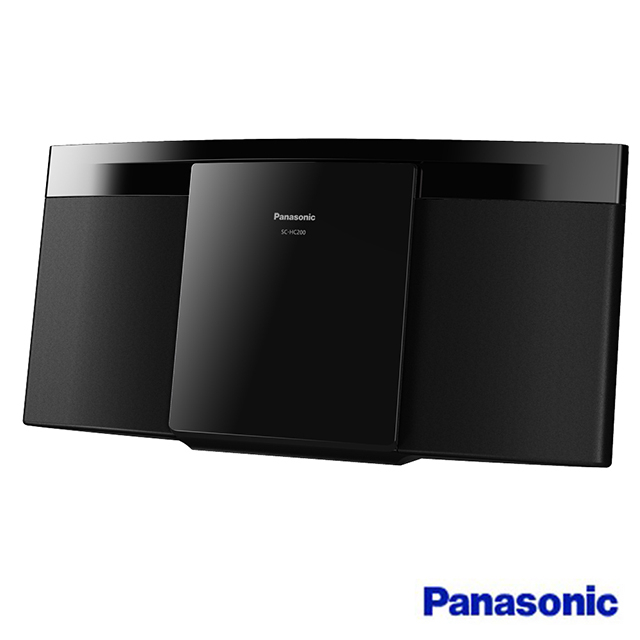 Panasonic 國際牌輕薄設計輕巧組合音響 SC-HC200GT-K(黑)