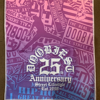 【DOOBIEST】Doobiest 25週年 限量 運動毛巾 35*100 cm