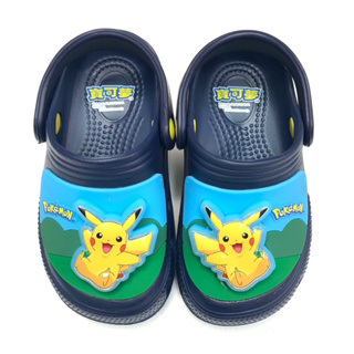 ⚡️皮卡丘Pokémon寶可夢電燈布希鞋⚡️護趾拖鞋涼鞋/洞洞鞋塑膠鞋雨鞋/止滑耐磨底/台灣製造安全無毒/正版公司貨⚡️