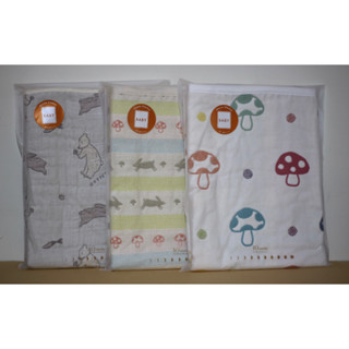 <日本製> Hoppetta 六重紗被 LapinLapin Buran 蘑菇樣式 SS/M/L/XL