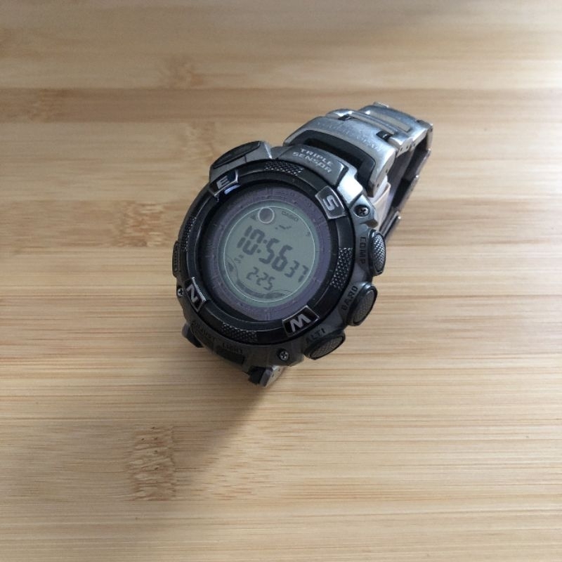 新春特價 原5000現3688 Casio 卡西歐 Protrek PRW-1500TJ 太陽能電波手錶 登山手錶 二手