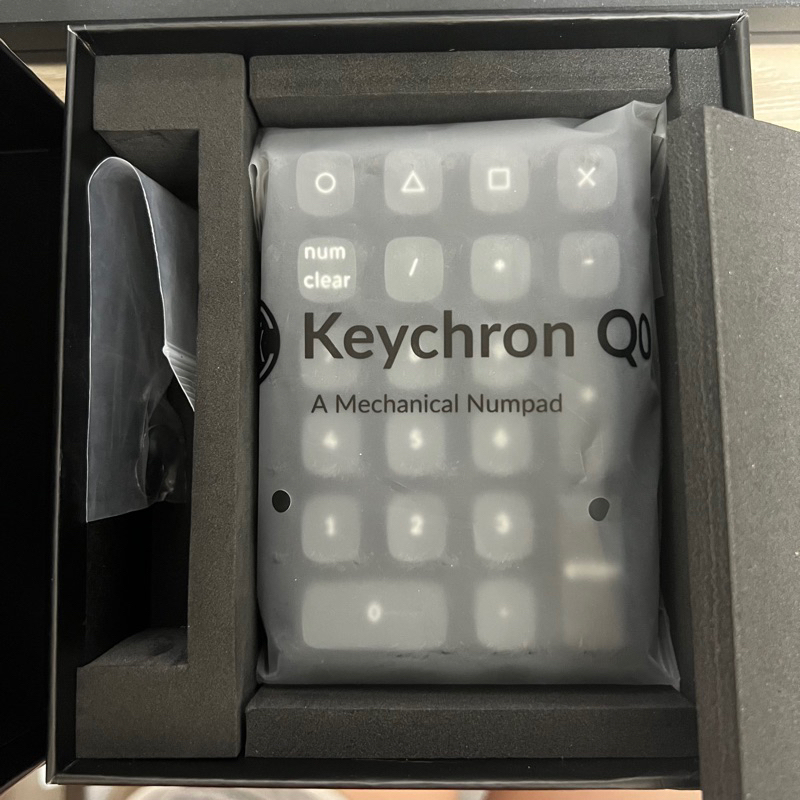 【二手近全新】Keychron Q0 QMK/VIA 自定義數字鍵盤 鋁坨坨 有RGB燈效