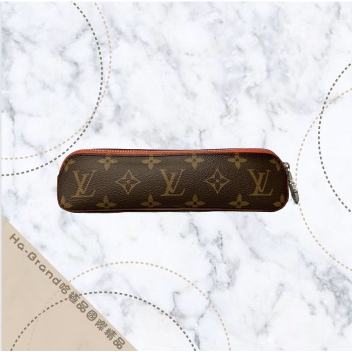 【哈極品】二手品 《Louis Vuitton LV 老花字紋 TELIZABETH 筆袋/鉛筆盒》