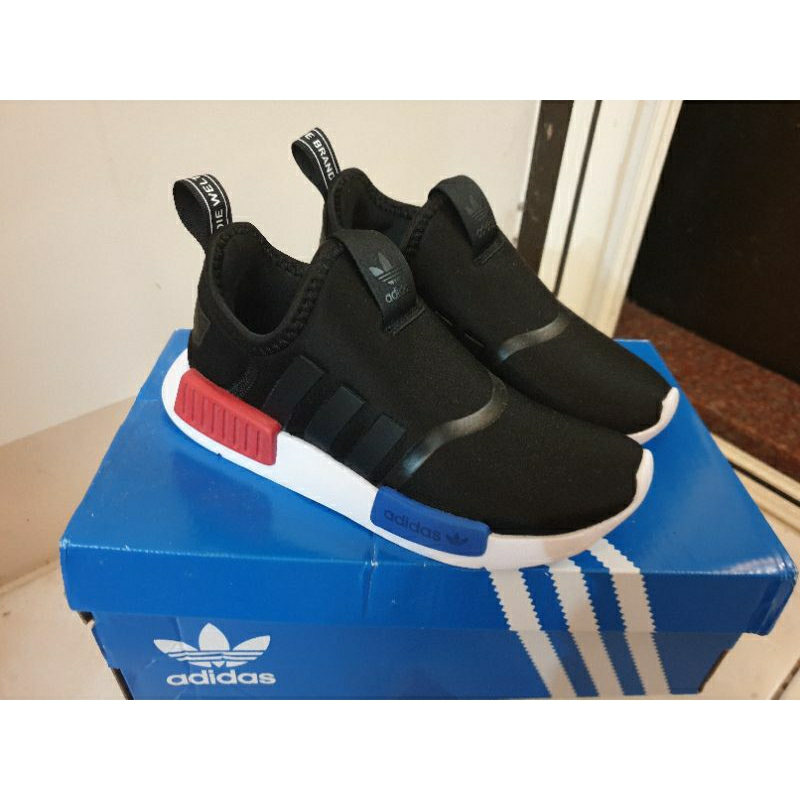 日本購入 兒童童鞋 愛迪達adidas nmd360經典鞋UK:12k/JP:185 日本購回含鞋盒(全新僅試穿過)