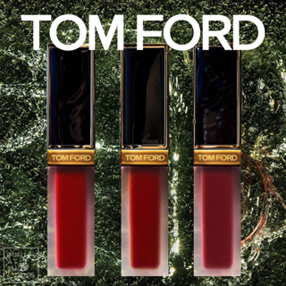 【新品】Tom Ford 設計師高級訂製絨霜唇萃 TF 121 Lark 122 123 黑金唇釉 TF
