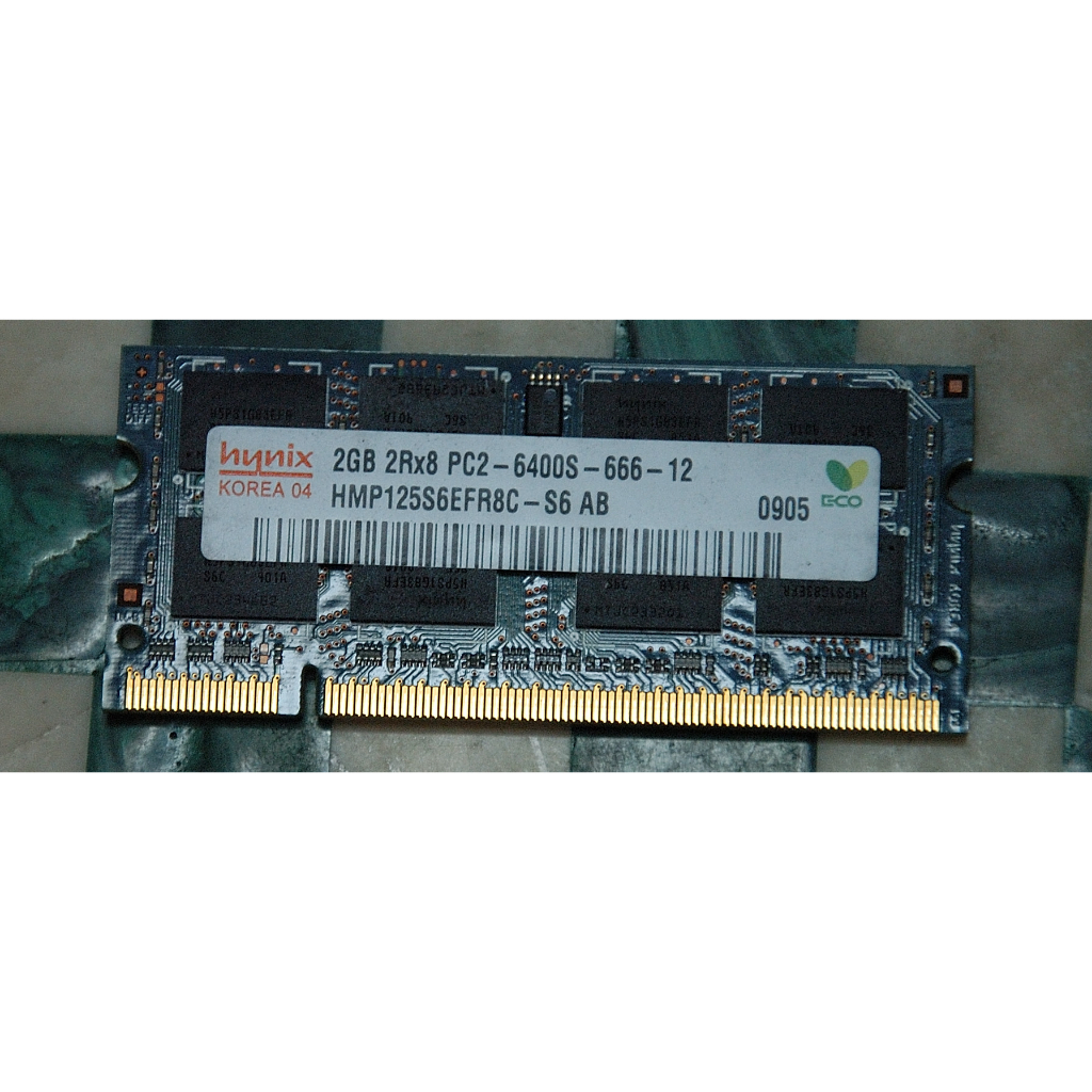 M06 Hynix 2G DDR2 2RX8 PC2-6400S-666 雙面顆粒 筆電專用記憶體