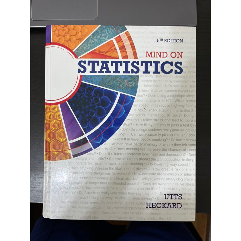 Mind on Statistics 5th edition Cengage Learning 近全新二手書 含免費軟體