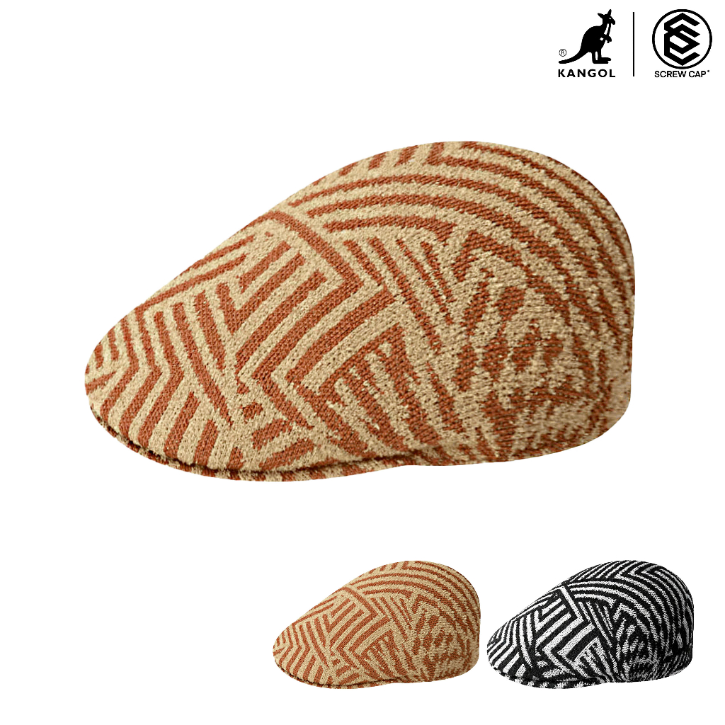 KANGOL 507 VIRTUAL GRID 網格紋鴨舌帽 幾何圖案 鴨舌帽 多色 小偷帽 特殊款 正版