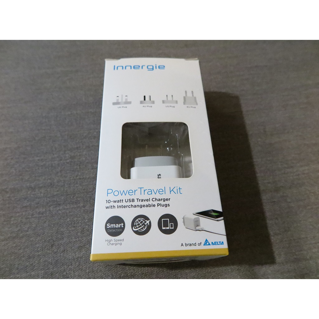 【台達電 全新未使用】環遊世界良伴 Innergie 10W旅行萬用USB充電器(PowerTravel Kit)現貨