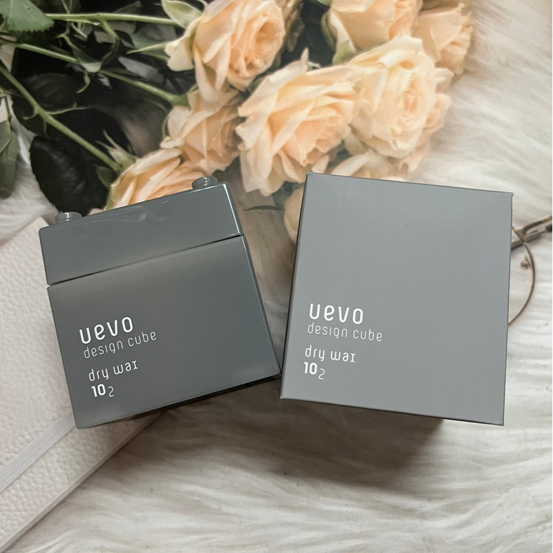 日本 UEVO 卵殼膜 彩色造型積木 髮臘 定型 造型髮品 灰積木