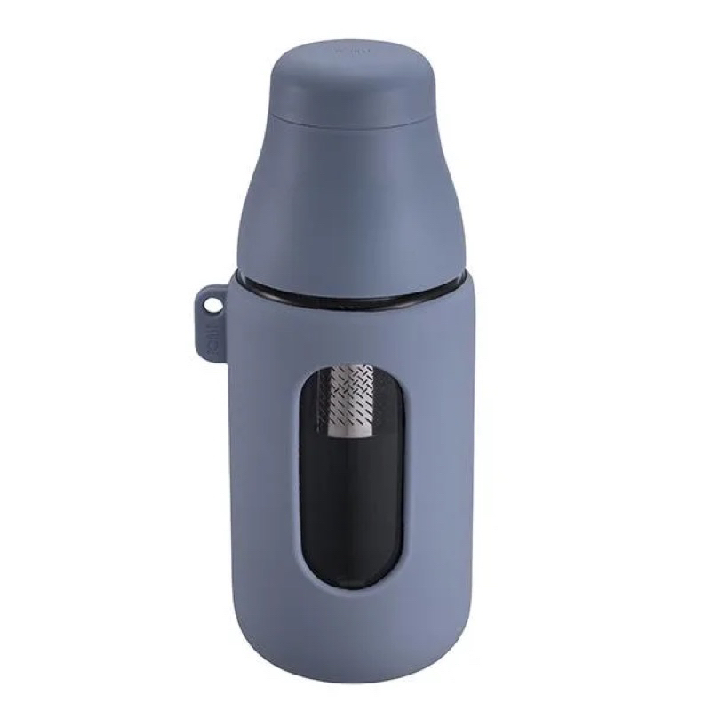 星巴克 500ml灰藍隨身玻璃茶瓶 GLASS TUMBLER 500ml GRAY BLUE 2023/04/07上市