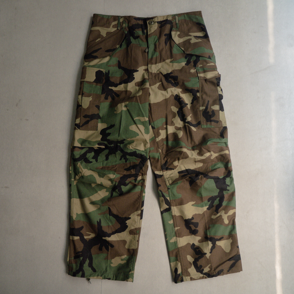 《白木11》 US ARMY M65 WOODLAND CAMO PANTS 美軍 公發 軍裝 迷彩 口袋 寬版 軍褲