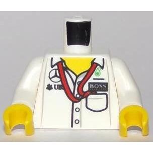 【樂高大補帖】LEGO 樂高 白色 梅賽德斯賓士一級方程式車隊經理【973pb2642c01/75883】