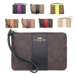 COACH 經典LOGO手拿包 老花防刮PVC塗層帆布 零錢包 58035 CS602 CW854 顏色任選(現貨)