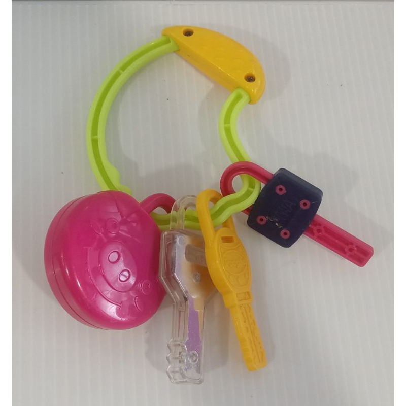 二手 日本People五感刺激鑰匙圈玩具