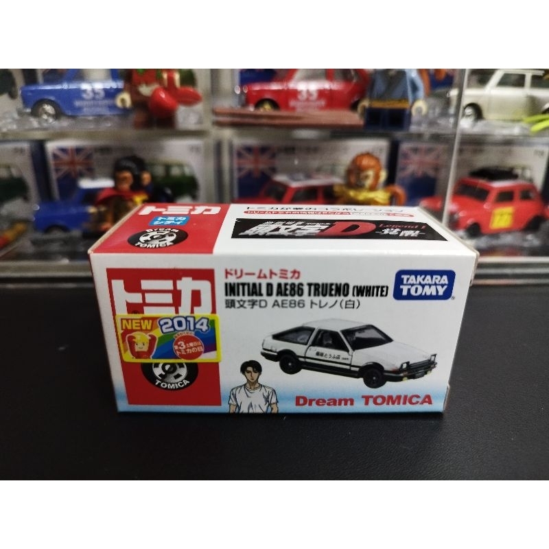 (含膠盒) TOMICA TOMY 頭文字D 藤原拓海 AE86 藤原豆腐店 白蓋