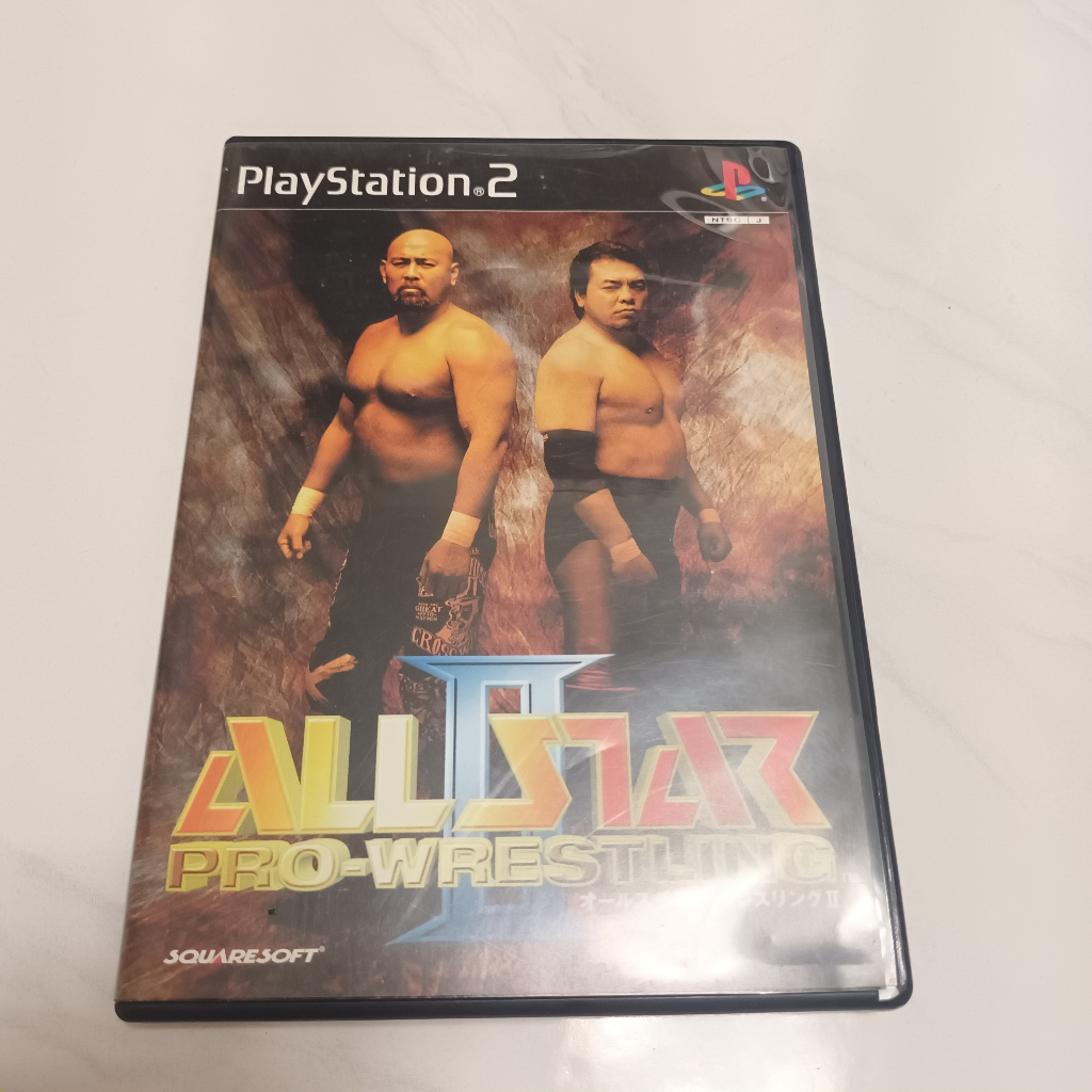 PS2 全明星職業 摔角 2 All Star Pro Wrestling 無說明書