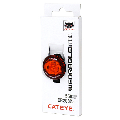 『小蔡單車』CATEYE Wearable ｍini 迷你霓虹燈型 警示尾燈/尾燈/車燈/燈 公路車/登山車/自行車