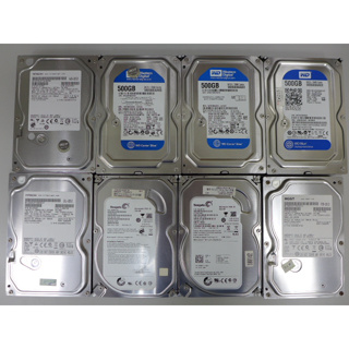 拆機良品~ 3.5吋 SATA 500GB 硬碟 ~7200轉 WD/Seagate/HGST/Hitachi