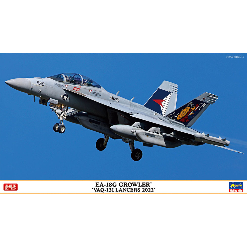 𓅓MOCHO𓅓 現貨 Hasegawa 1/72 EA-18G Growler VAQ-131 Lancers 2022