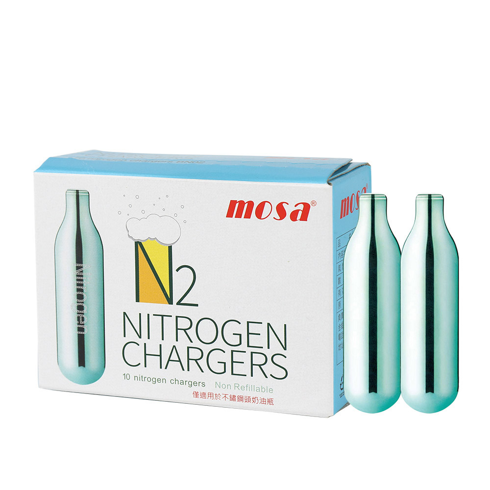 【生活工場】MOSA 2g食品級氮氣(N2)小鋼瓶 / 10入盒裝 氮氣 小鋼瓶 攜帶方便