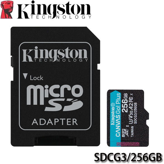 【3CTOWN】含稅 KINGSTON Canvas Go! Plus Micro SD 256GB 記憶卡 170MB