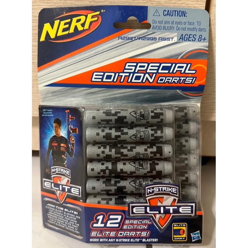Nerf Special Edition Elite Darts 迷彩子彈補充包 12入 泡綿彈 全新